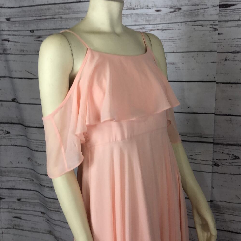 ADELE RUFFLE MAXI DRESS size large - Picture 6 of 12